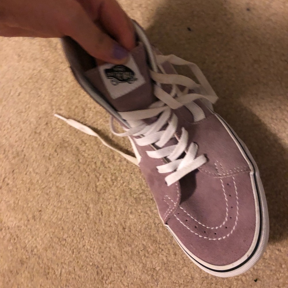 Hi-top Purple Vans